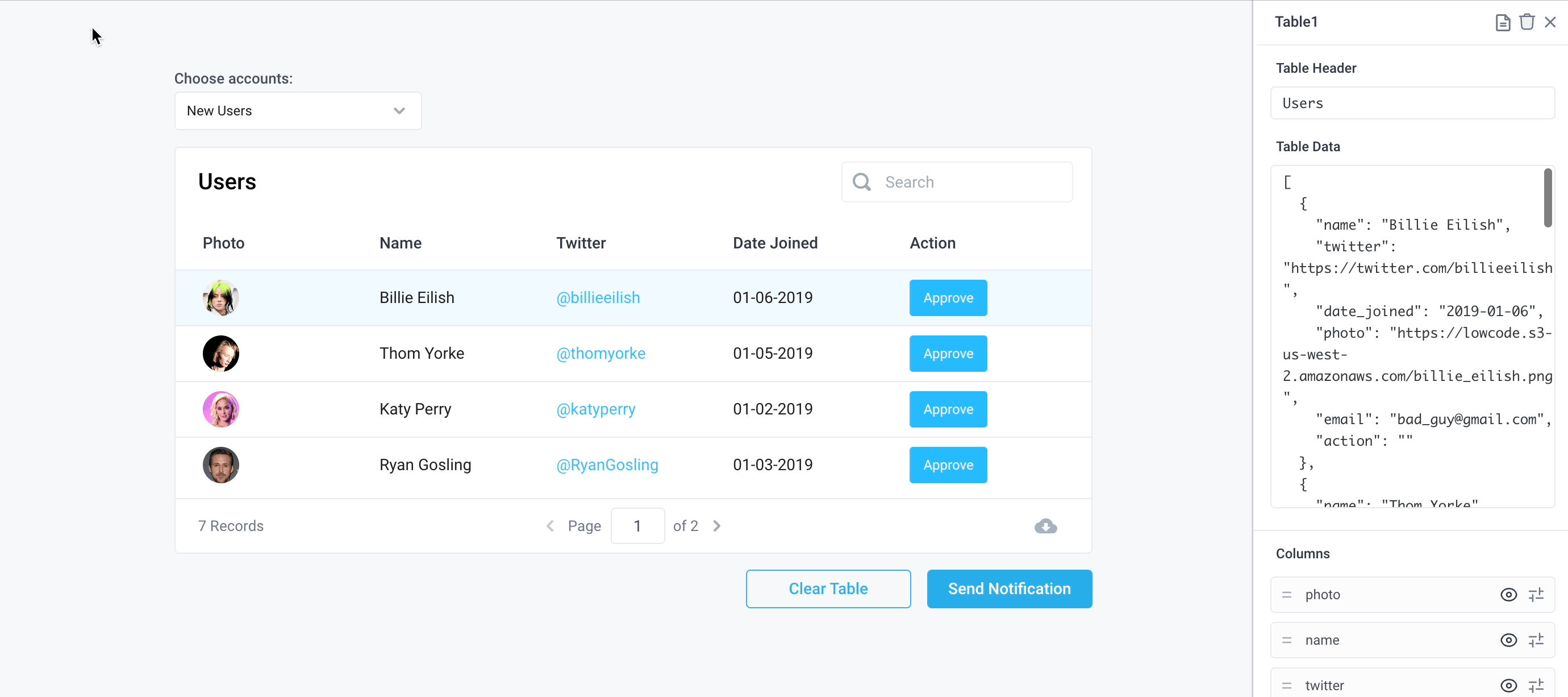 Click and drag to select multiple components
