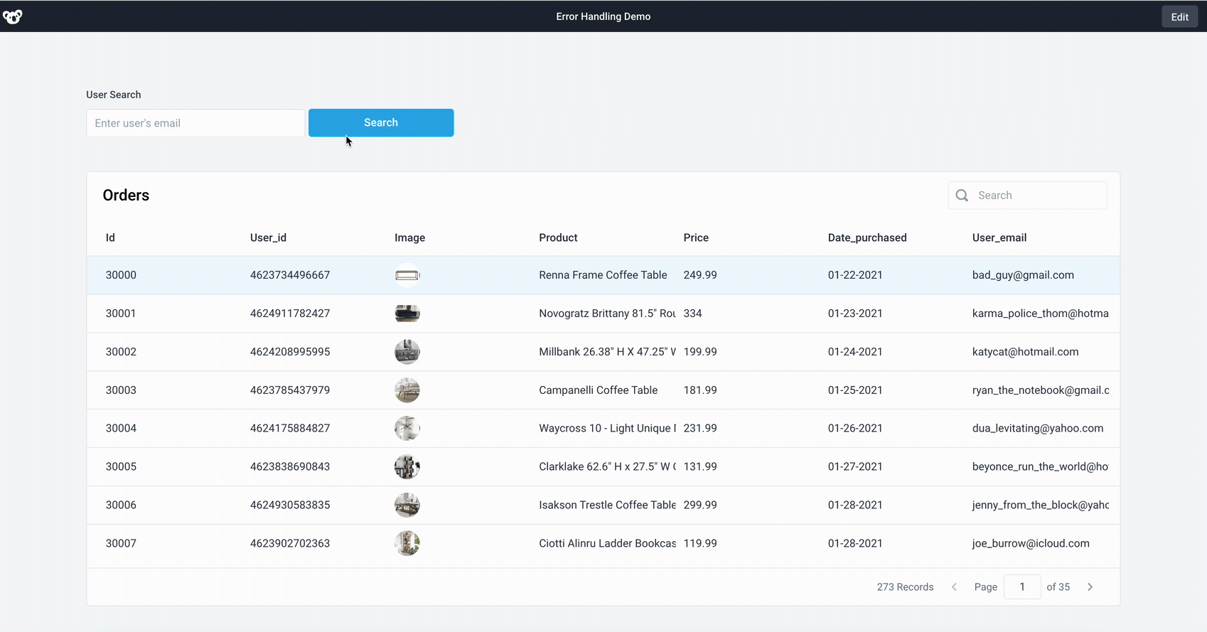 Define custom success notifications for APIs within the API builder