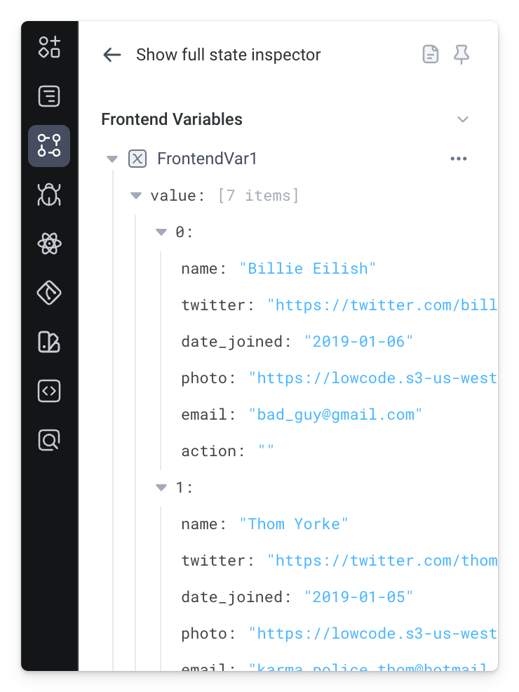 Isolated state for a variable
