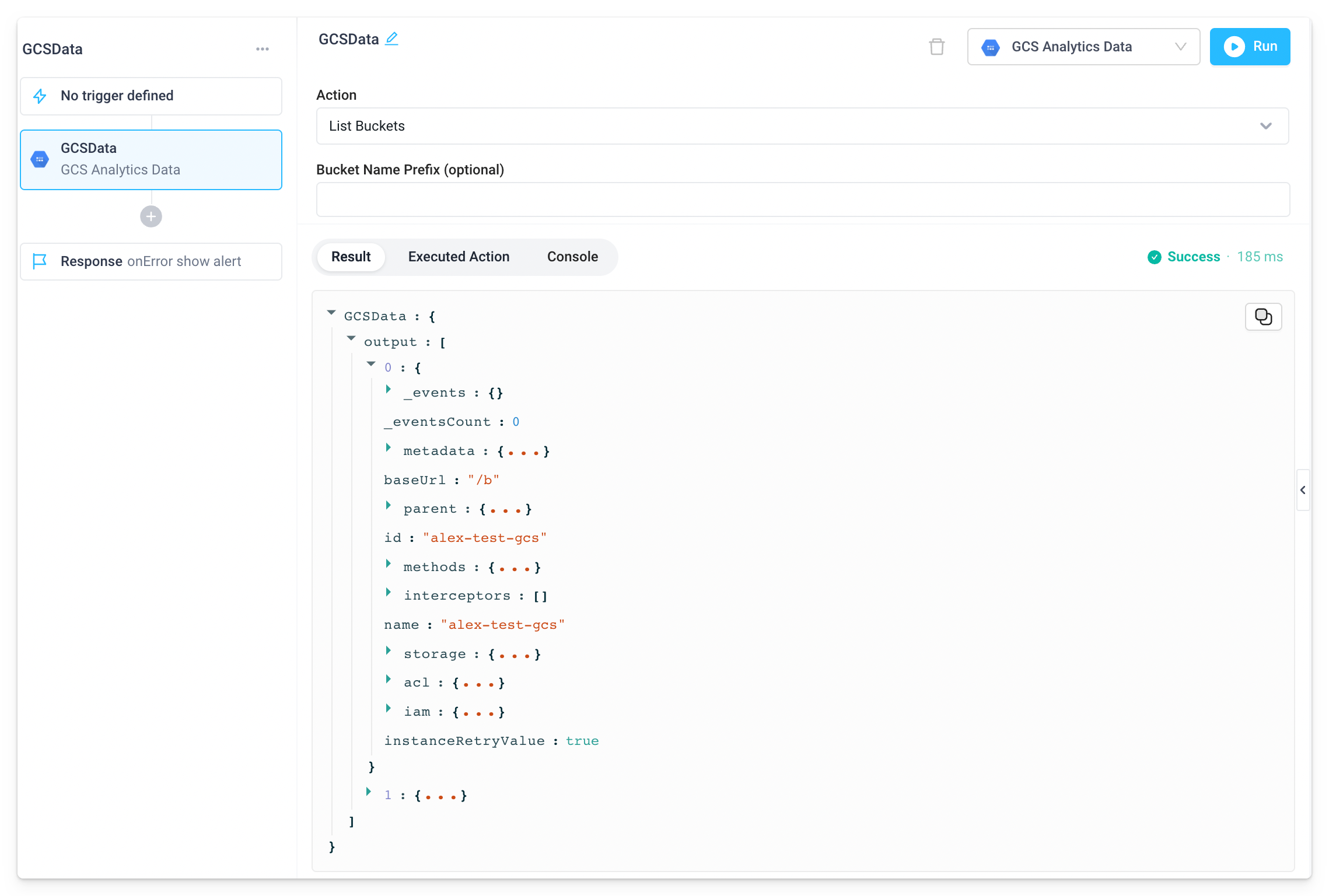 List all buckets owned by the requester