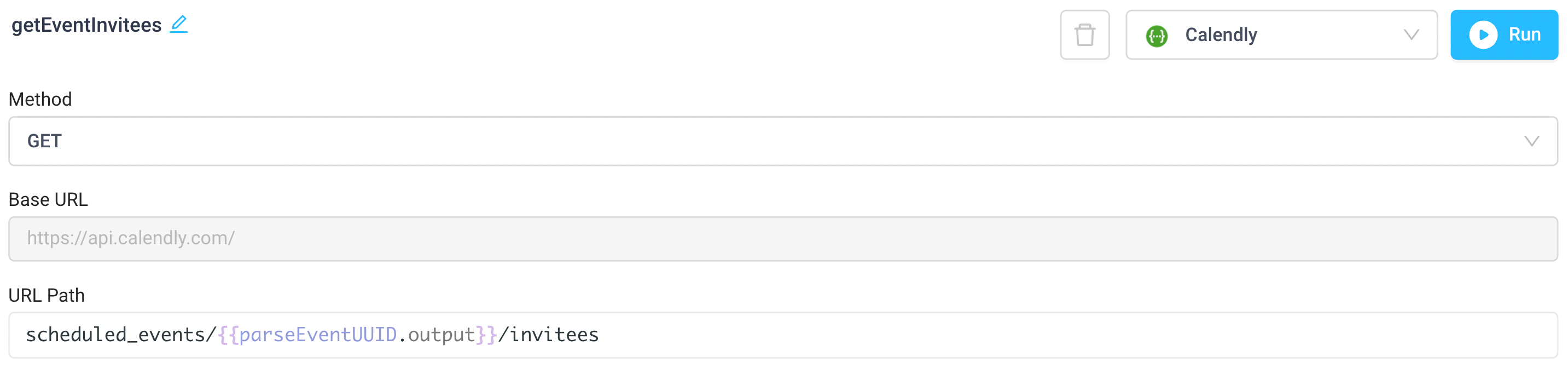Get Calendly invitees