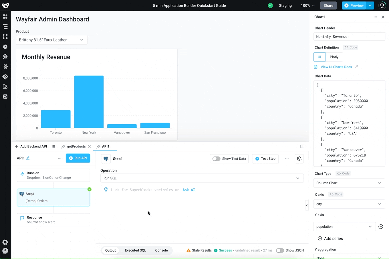 Add SQL to the postgres step and rename the API Add SQL to the postgres step and rename the API