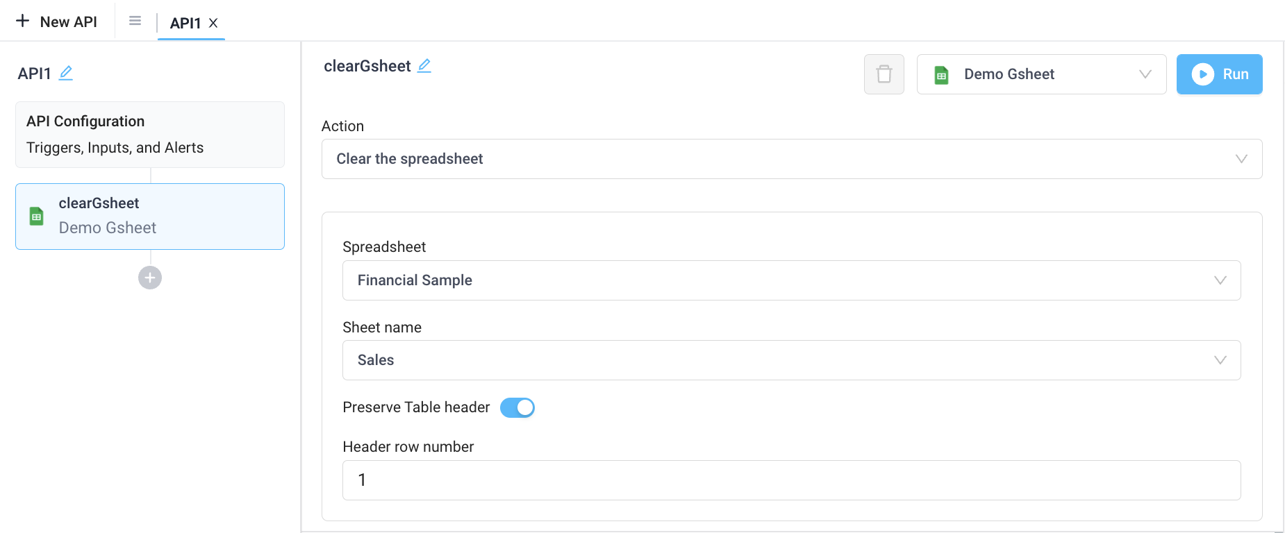 Clear a spreadsheet in Google Sheets
