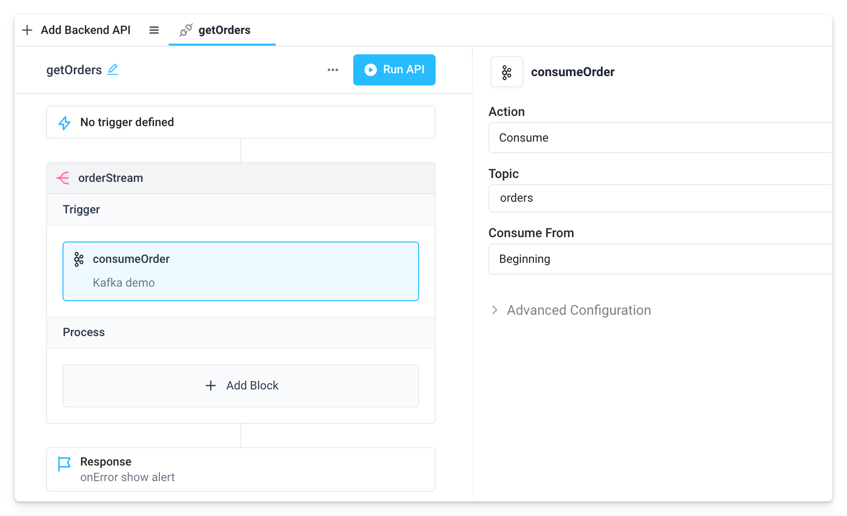 kafka consumer configuration