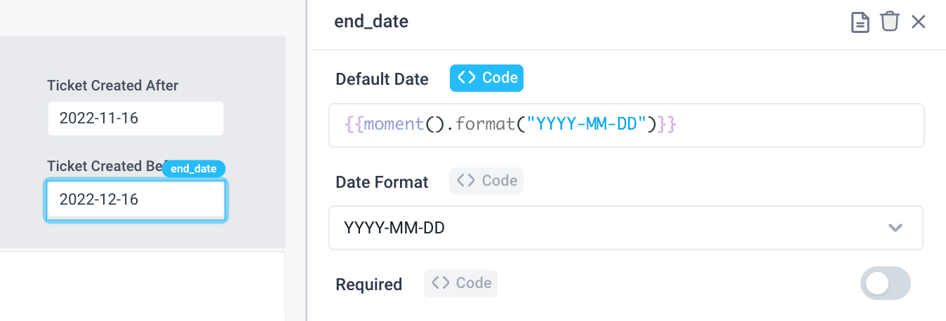 set date to now with moment.js