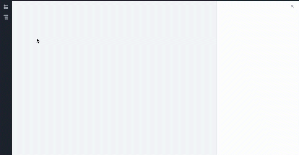 Drag a radio button component on to the canvas and update the properties to adjust the options and their corresponding values