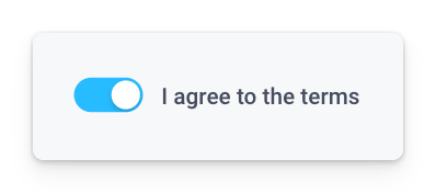 Example of a switch component.