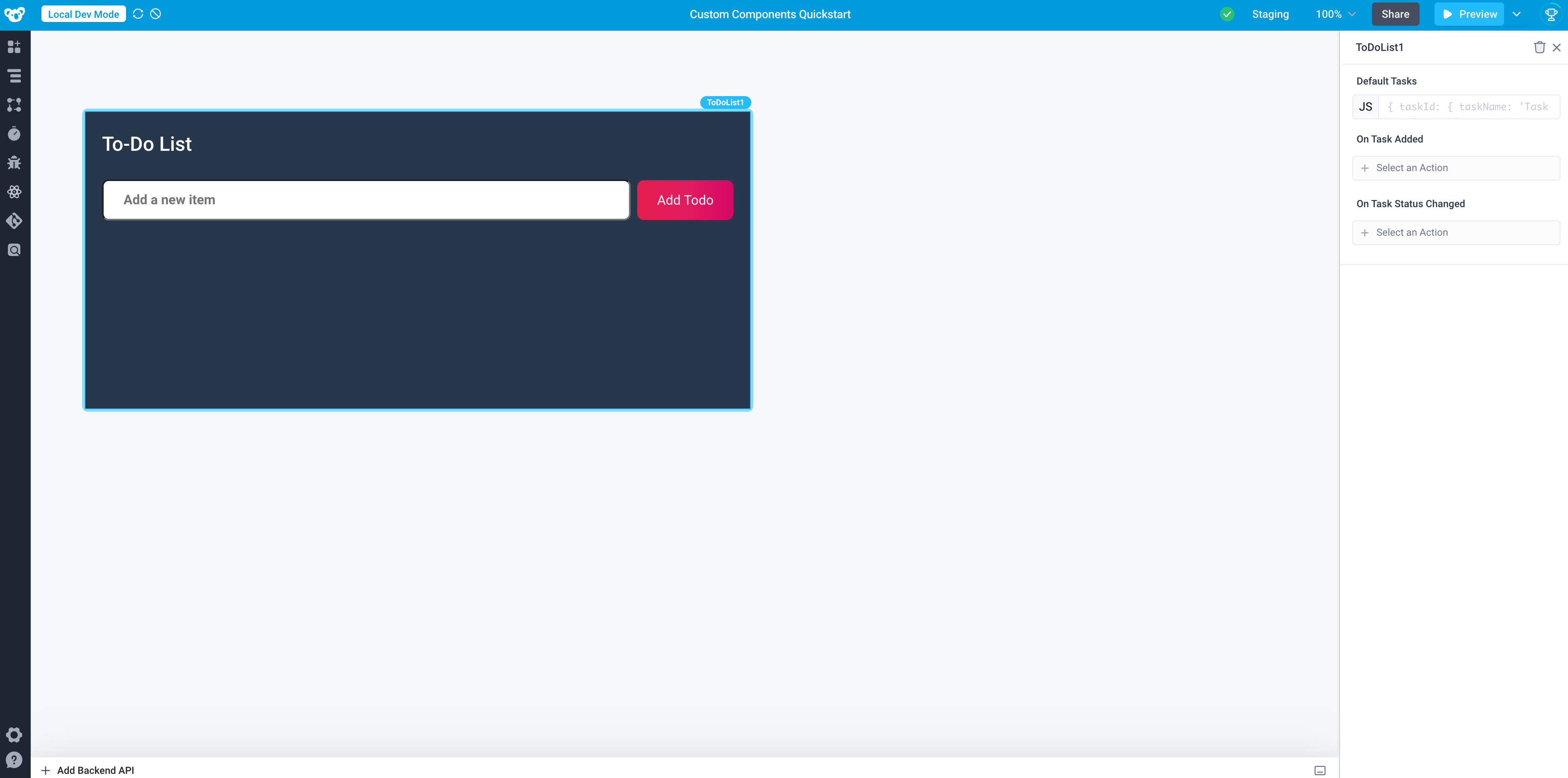 To-Do List with name updated to reflect hot reloading