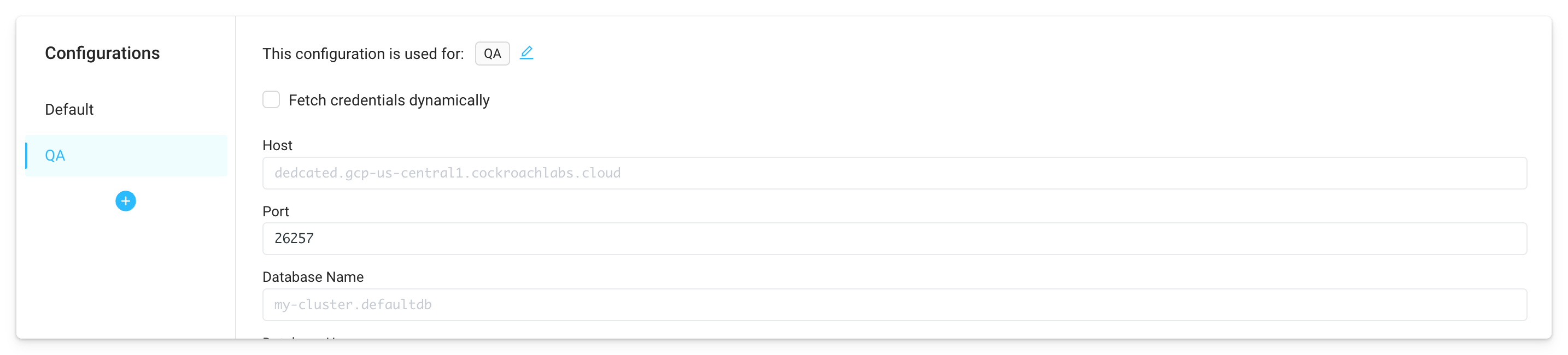 Creating a new profile for an integration